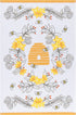 Now Designs Kitchen Tea Towel, Bees - 18 x 28 in | Set of 2...