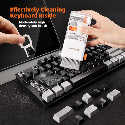 Laptop Cleaning Kit Keyboard Cleaner, Keyboard Cleaning Kit Electronics Cleaning Tool for MacBook iPad Phone iPhone Pro, Brush Tool for Tablet, Co...