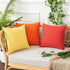 UGASA Outdoor Waterproof Pillow Covers Pack of 2 Weaving Texture Water Resistant Outside Decorative Pillow Cases for Patio Garden Porch Yard Bench...