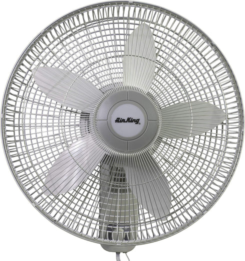 Air King 9018 Commercial Grade Oscillating Wall Mount Fan, 18-Inch , White...