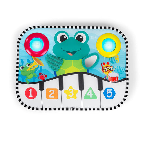 Baby Einstein Ocean Explorers Neptune's Kick & Explore Musical Kick Pad & Crib Toy, for Ages 0 Months and up...