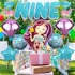 Giant Mermaid 9th Birthday Decorations for Girls - Pack of 8 | Mermaid Party Decorations with Balloons & Favors...