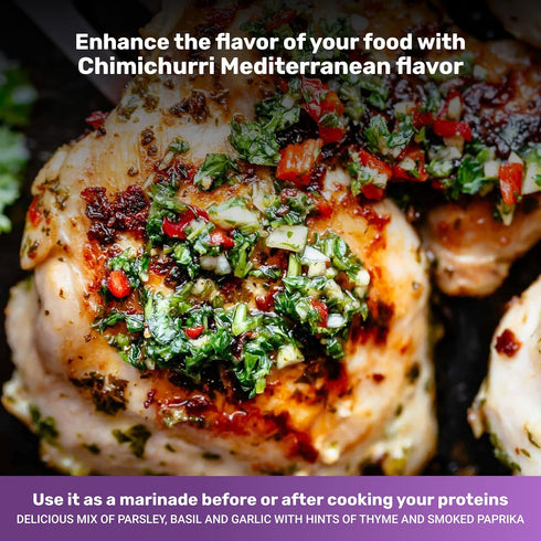 Gaucho Ranch Chimichurri Sauce Mediterranean | Chimichurri Seasoning Mix of Parsley, Basil, Garlic and Thyme | Adobo Sauce Gluten Free, Keto, Vega...