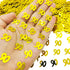 Number 90 Confetti Glitter Metallic Foil Table Party Decorations for Anniversary/Birthday/Wedding 1.5 oz(Golden 90)...