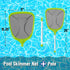 UNCO- Pool Skimmer Net with Pole, 25", Hot Tub Skimmer Net, Leaf Skimmer with Pole, Pond Skimmer Net, Pool Net with Pole, Pool Skimmer Net with Po...