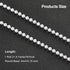 Approx 22 Yards White Pearl Spool Rope,Lmitation Pearl Beads Garland String Wedding Party Christmas Tree Decoration DIY Crafts...