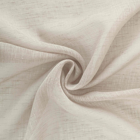 Short Curtains 36 inch Length for Small Bedroom Window 2 Panels Rod Pocket Farmhouse Semi Sheer Faux Linen Tier Cafe Privacy Curtain for Camper Ba...
