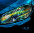 VViViD Bio HEX+ Air-Tint Headlight Vinyl Roll (17.9" x 60", Smoke Micro Pattern)...