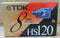 TDK 8mm High Standard Video Cassette Tape, 120 minute, Black, Blank Storage Media...