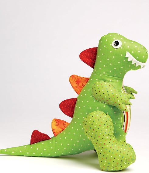 McCall's Patterns Dinosaur Plush Toys and Appliqued Quilt...