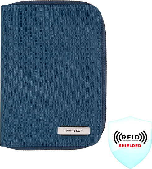 Travelon RFID Blocking Passport Zip Wallet...