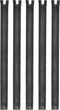Mandala Crafts #5 Molded Resin Tooth Black Separating Zippers - 16 Inch Heavy Duty Plastic Zippers for Sewing Jackets, Coats, Bags, and Crafts...