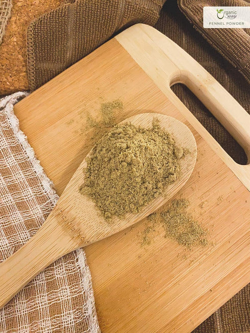 Organic Way Fennel Seed Powder (Foeniculum vulgare) - Improve Digestion | Organic & Kosher Certified | Raw, Vegan, Non GMO & Gluten Free | USDA Ce...