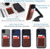 Dockem The Latcher Minimalist Wallet & Card Case Companion (Genuine Leather)...