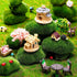 Skylety 64 Pieces Miniature Garden Accessories Mini Animals Miniature Ornament Kit Animal Figurines Animals Miniature Micro Landscape Accessories ...