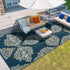 wikiwiki Outdoor Rug, 5x8ft Waterproof Reversible Mat Indoor Outdoor Rugs Carpet, Small Area Rug Plastic Straw Rug for Patio Deck Balcony Pool RV ...