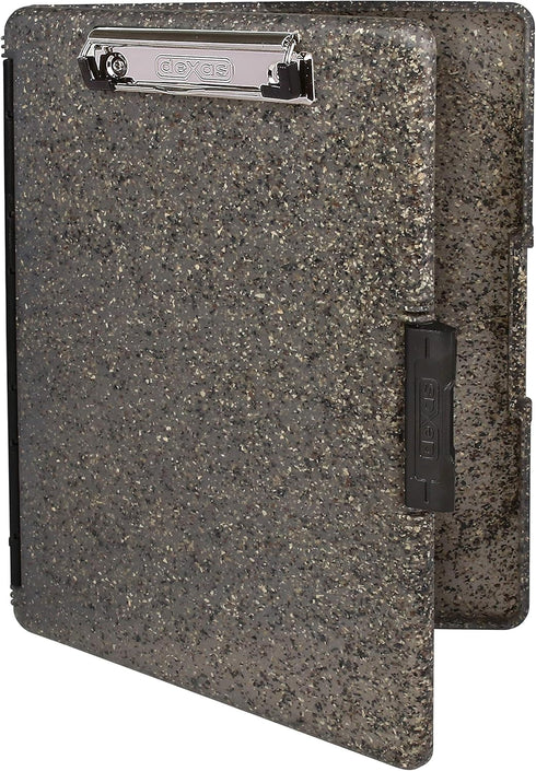 Dexas Slimcase 2 Storage Clipboard with Side Opening, Heavy Granite, Office Supplies Clipboards to Organize, Carry and Store, A4 Holder, Combine S...