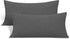 2-Pack Stretch Pillow Cases - Jersey Knit & Ultra Soft Envelope Closure Pillowcases T-Shirt Like Microfiber Blend - Suitable for Queen or Standard...