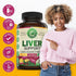 Advanced Liver Cleanse Detox & Repair Formula for Adult with Milk Thistle, Organic Liver Detox & Support Supplement for Men and Women, 90 Pills Li...