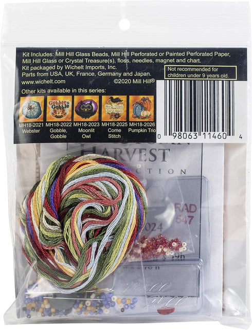 Mill Hill Counted Cross Stitch RED Cap, Multi...
