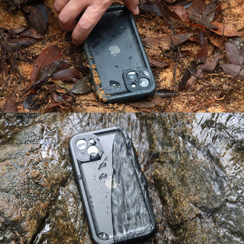 Cozycase Compatible with iPhone 13 Waterproof Case - Full Body Dustproof Shockproof Built-in Screen Protector Rugged Waterproof Case for iPhone 13...