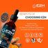E2H Liquid Turmeric Curcumin for Better Absortion - Natural Joint Support - Turmeric Root Extract with Black Pepper Seed - Boost Your Health - Veg...