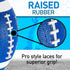 Franklin Sports Kids Junior Football - Grip-Rite 100 Youth Junior Size Rubber Footballs - Peewee Kids Durable Outdoor Rubber Footballs - Single Fo...