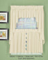 Today's Curtain, Orleans Scallop Curtain, Ecru 30" Tier Pair and Tieback, 60" W x 30" L, Ecru...