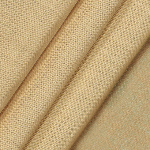 VUE Arashi Modern Boho Decorative Ombre Rod Pocket Window Curtain for Living Room (1 Panel), 52 in x 95 in, Gold...