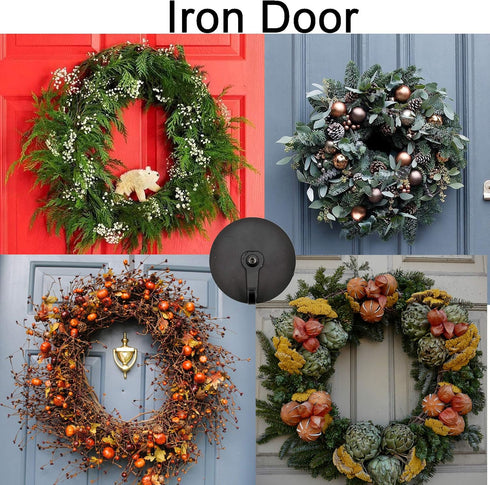 YYST Magnetic Wreath Hanger ? Secures Wreaths and Decorations to Steel Door ?2/PK...