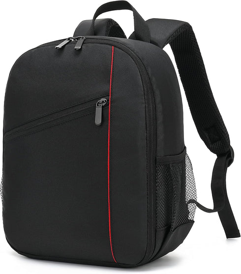 Digital DSLR Camera Waterproof Sling Backpack Shoulder Bag For Photographers Travel Outdoor Red...