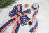 4th of July Ribbon Wired Red White and Blue Ribbon American Flag Ribbon 2.5 Inch Patriotic Ribbon for Independence Day Craft Sewing Gift Wrapping...