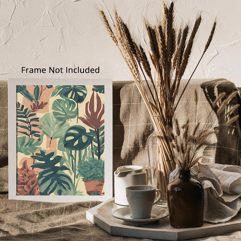 Posterizer 1 pcs-plants pots cactus cute art for plant lovers 9-Floral & Botanical Art-GIft for Men Women Teens-Decor for Home & Office- unframed ...