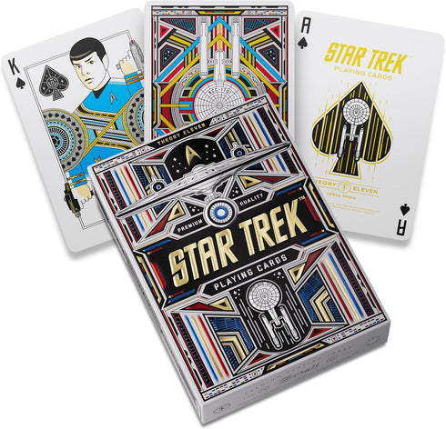 theory11 Star Trek Light Premium Playing Cards, Poker Size Standard Index, Luxury Playing Cards...