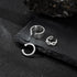 Moodear 3Pcs Chunky/Thin Ear Cuff Non Piercing - Dainty 925 Sterling Silver Cubic Zirconia Huggie Cuffs Trendy Cuff Cartilage Earrings for Women J...