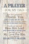 DEXSA Prayer for My Dad Wood Frame Wall Plaque for Father’s Day, Birthday Gift for Dad | Made in USA | Bonus Dad Gift, Father-in-Law Picture Frame...
