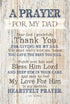 DEXSA Prayer for My Dad Wood Frame Wall Plaque for Father’s Day, Birthday Gift for Dad | Made in USA | Bonus Dad Gift, Father-in-Law Picture Frame...