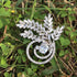 Flower Shape Brooch Pin - CZ Stones & Pearl White Gold Perfect for Weddings Bridal Parties Ideal for Daily Wear Formal Fashion Look for Women...