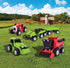 Maxx Action Farm Construction 5pk Toy Truck Set, Includes Wagon, 6x6, Modern Tractor, Combine and Vintage Tractor Vehicles with Moving Parts, Cake...