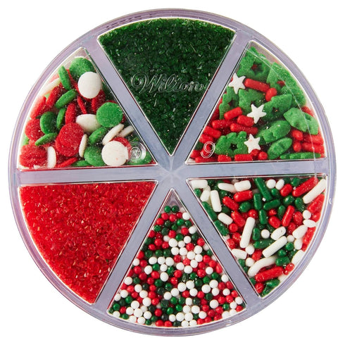 Wilton Holiday Mix 6 cell Sprinkles...