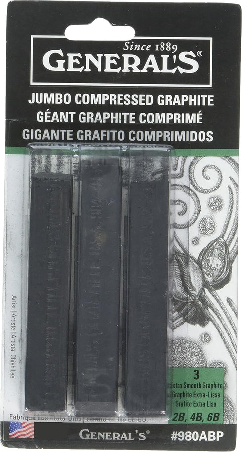 General's 980ABP Jumbo Graphite Sticks (3 Pack)...
