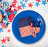 Patriotic Candy Twisting Wax Wrappers 700 Pieces July 4 Chocolate Caramel Wrapping Paper American Flag Design Wrapper for USA Holiday Candies Cara...