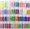 LEOBRO Holographic Chunky Glitter, Set of 32 Colors, Craft Glitter for Resin, Crafts Tumblers Nails Body, Christmas Halloween Sequins Flakes for A...