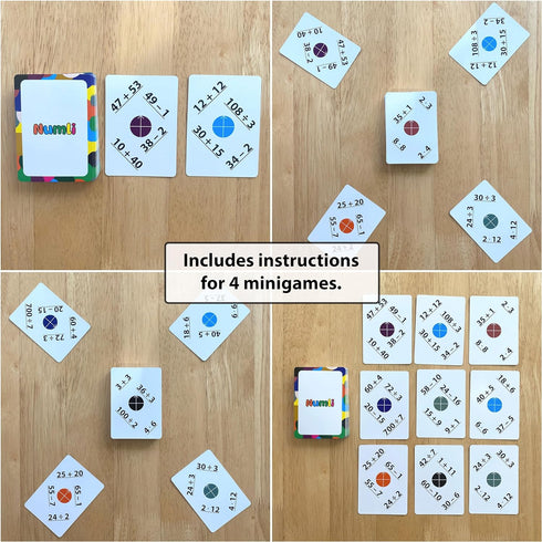 Numli - 4th, 5th, 6th, 7th Grade Math Practice Game- More Fun Than Flash Cards - Add, Subtract, Multiply, Divide - Classroom Games - Middle School...