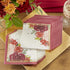 Kate Aspen Burgundy Blush Floral Paper Napkins, Thick Decorative Dinner Napkins, Luncheon Serveware, Perfect for Wedding Reception Or Bridal Showe...