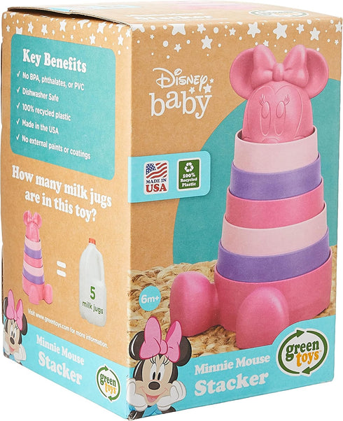 Green Toys Disney Baby Exclusive - Minnie Mouse Stacker, 7 Pieces...
