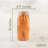 Galashield Classic Glass Jars with Airtight Lids - 67 oz Food Storage Jars - Leak Proof, Shock Resistant, Dishwasher Safe...