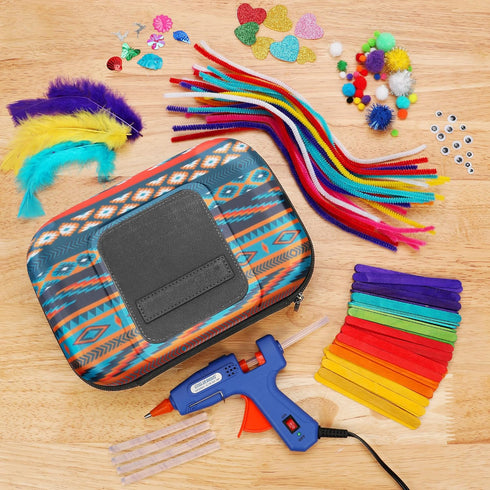 USA Gear Hot Glue Gun Case with Removeable Pouches, Water Resistant Shell - Glue Gun Storage Case Only fits Hot Glue Sticks, Cordless Hot Glue Gun...