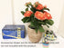 Admired By Nature Artificial Potted Plant, 13' L, Orchid Mix-Rose...