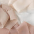 Handmade Fringe Chiffon Silk Ribbon 4 Rolls/1" x 5Yd Per Roll,Nude & Cream Frayed Edges Ribbons Set (1"x20Yd, Nude&Cream)...
